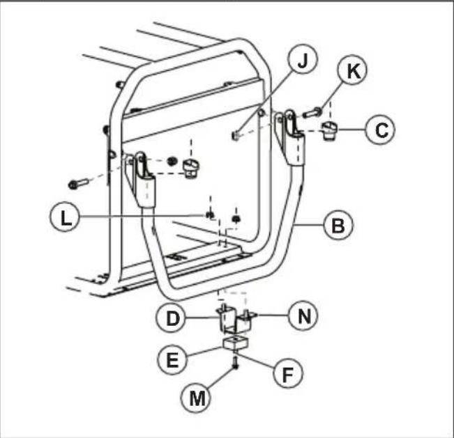 HUSQVARNA G2500P - Συναρμολόγησι ΚΟ Σι Αξεσουάρ (G5500P, G8500P) - 3
