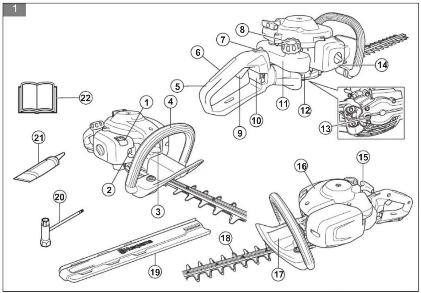 HUSQVARNA 122HD61 - 1