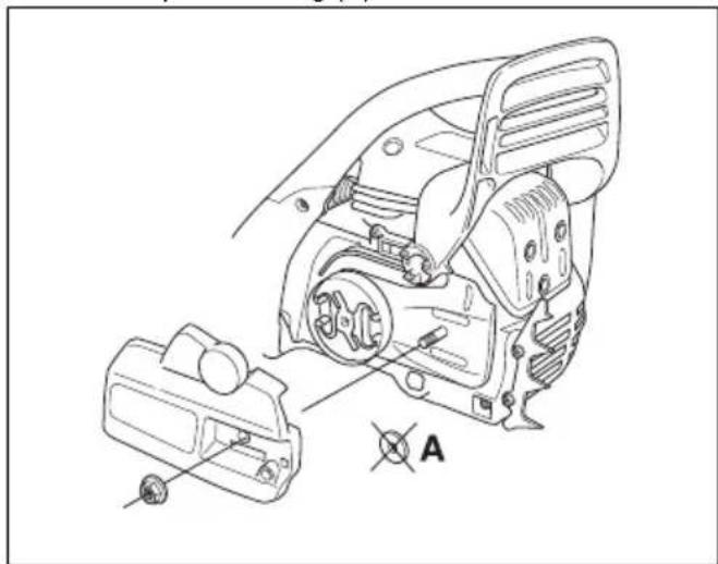 HUSQVARNA 450 Rancher - To assemble the guide bar and saw chain - 1