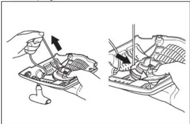 HUSQVARNA 450 Rancher - To replace a broken or worn starter rope - 2