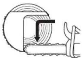 HUSQVARNA 450 Rancher - To use the safe corner method - 6