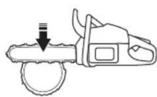 HUSQVARNA 450 Rancher - Pour couper un tronc d'arbre qui dispose d'un support sur les deux extrémités - 3