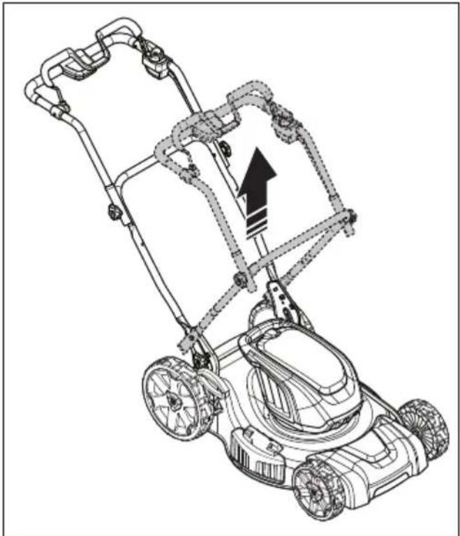HUSQVARNA LE221R - Para poder el producto en posicion de funciona - 1