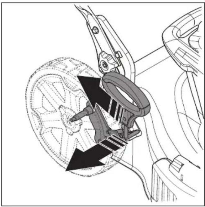 HUSQVARNA LE221R - To set the cutting height - 1