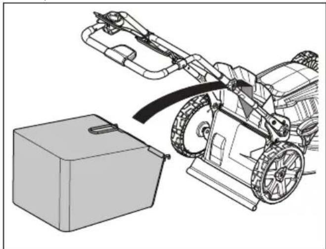 HUSQVARNA LE221R - Para montar el recogedor de cesped - 3