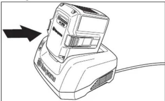 HUSQVARNA LE221R - Pour charger la batterie - 2