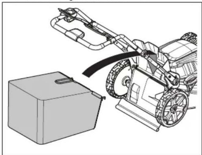 HUSQVARNA LE221R - Pour assembler le collecteur d'herbe - 3