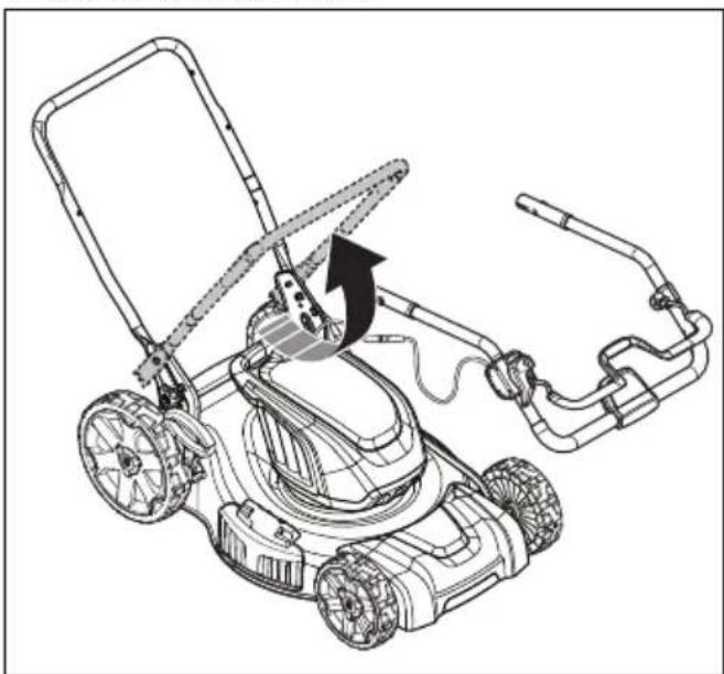 HUSQVARNA LE221R - Levante el manillar inferior. - 1