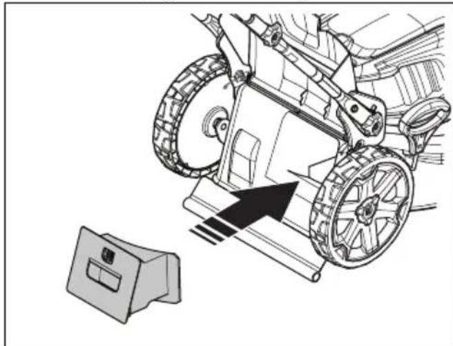 HUSQVARNA LE221R - To assemble the mulch plug - 1