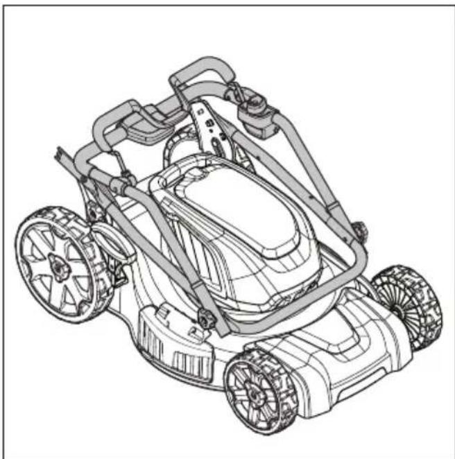 HUSQVARNA LE221R - Para poder el producto en posicion de transporte - 3