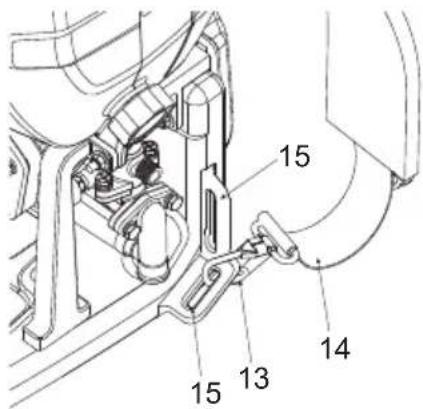 HUSQVARNA 321S15 - Pour installer et régler l'ensemble sangles sur l'appareil - 1