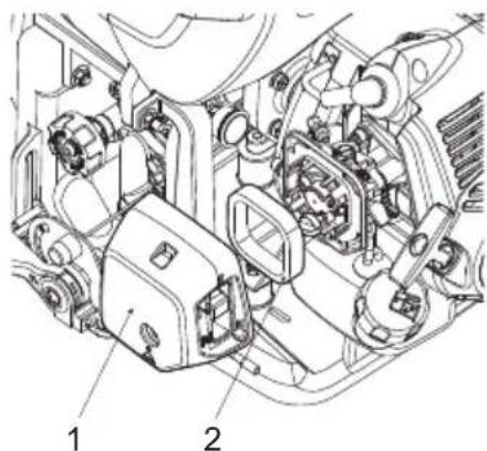 HUSQVARNA 321S15 - Comprobación del purifi cador de aire - 1