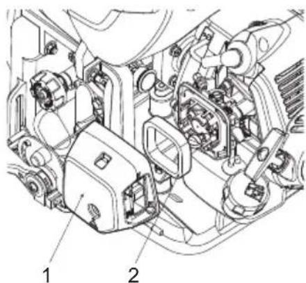 HUSQVARNA 321S15 - To check the air cleaner - 1