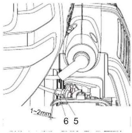 HUSQVARNA 321S15 - To adjust the throttle wire play - 1
