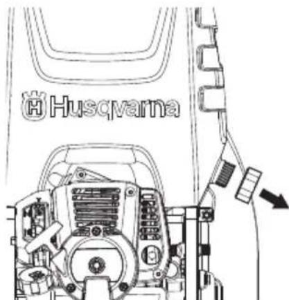 HUSQVARNA 321S15 - Limpar após concluir a pulverização - 1