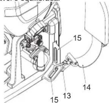 HUSQVARNA 321S15 - Para instalar e ajustar o conjunto de correias com a unidade - 1