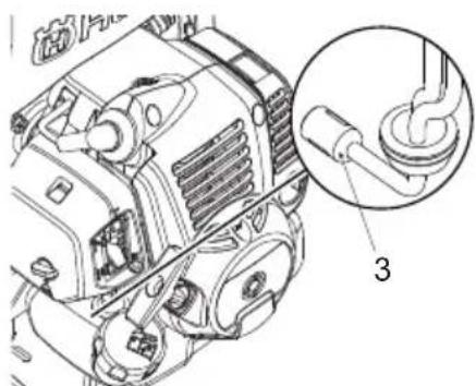 HUSQVARNA 321S15 - Para verificar o filtro de combustível - 1