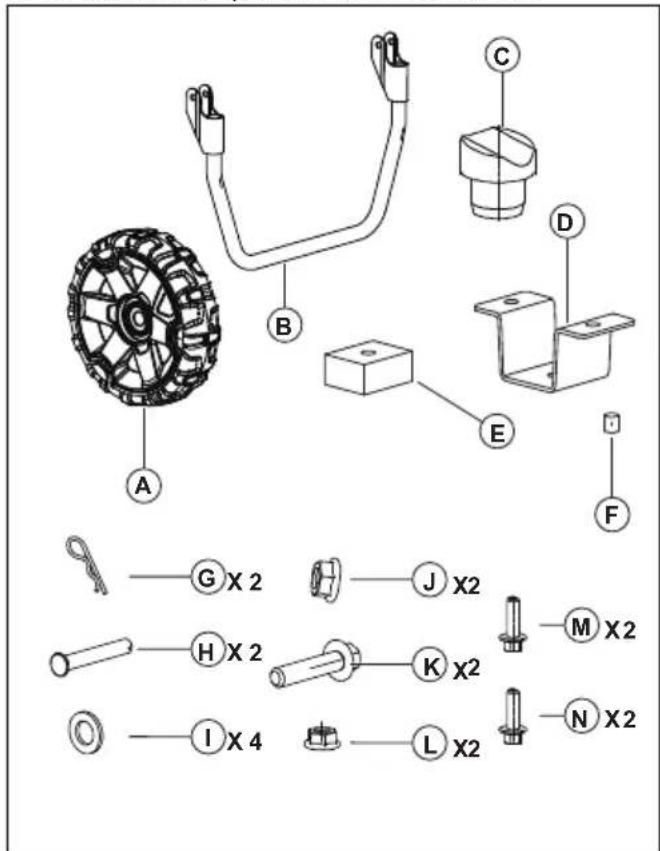 HUSQVARNA G3200P - Per il montaggio del kit di accessori (G5500P, G8500P) - 1