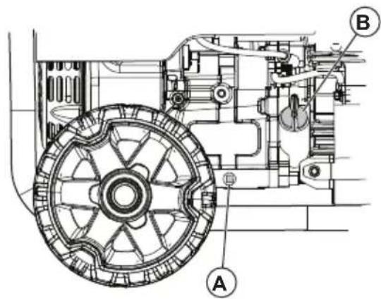 HUSQVARNA G3200P - To replace the engine oil - 2