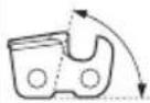 HUSQVARNA 445e II TrioBrake - Feilen und Schärflehren der Sägekette - 2