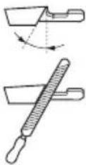 HUSQVARNA 445e II TrioBrake - Saw chain filing and file gauges - 3