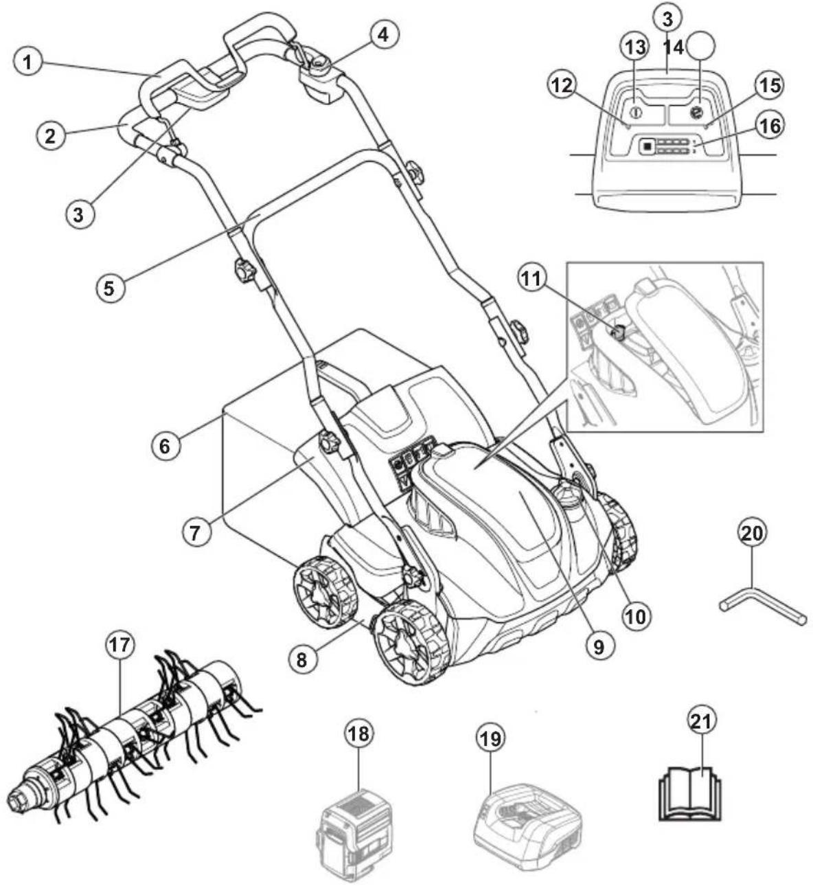 HUSQVARNA S138i - Pružinové hroty - 1