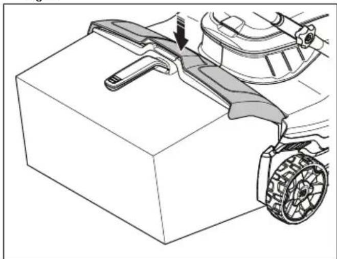 HUSQVARNA S138i - Para montar el recogedor de césped - 4