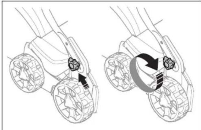 HUSQVARNA S138i - Montera handtaget - 2