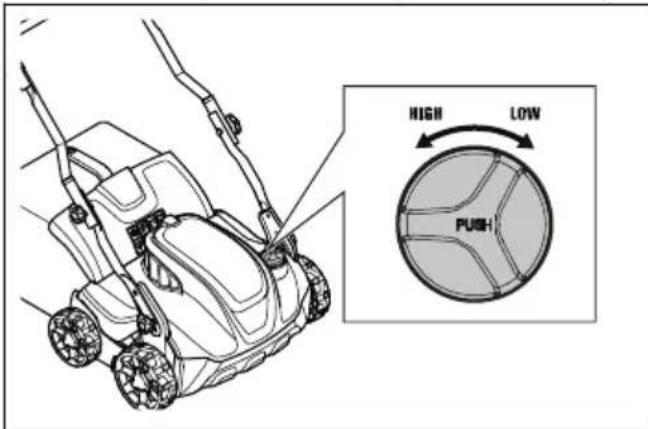 HUSQVARNA S138i - Pour régler la profondeur de coupe - 2
