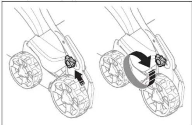 HUSQVARNA S138i - A fogantyóosszeszerelése - 2