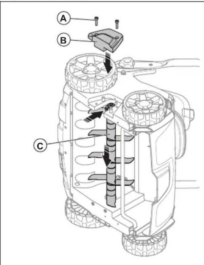 HUSQVARNA S138i - Vymena ustroji odmechovace - 4