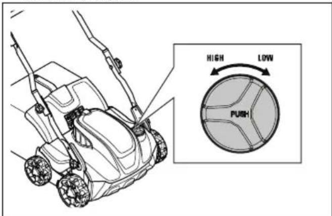 HUSQVARNA S138i - Työskentelysyvyyden säätäminen - 2