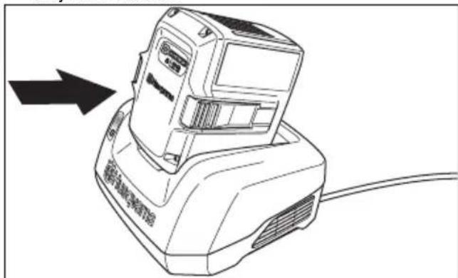 HUSQVARNA S138i - Ladowanie akumulatora - 2