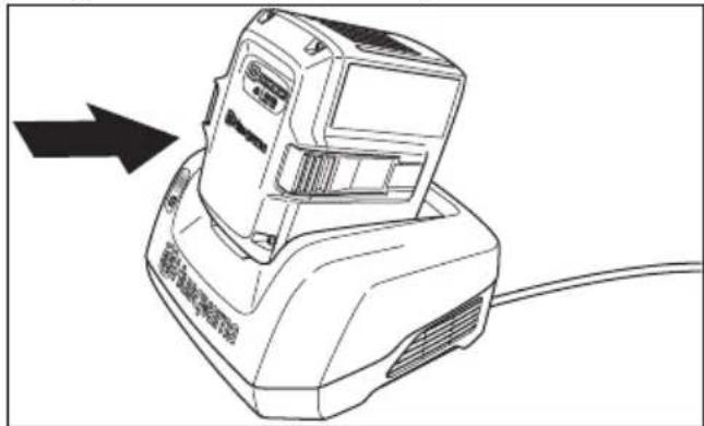 HUSQVARNA S138i - Aku laadimine - 2