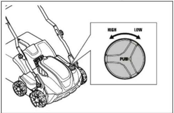 HUSQVARNA S138i - Impostazione della profondità di lavoro - 2