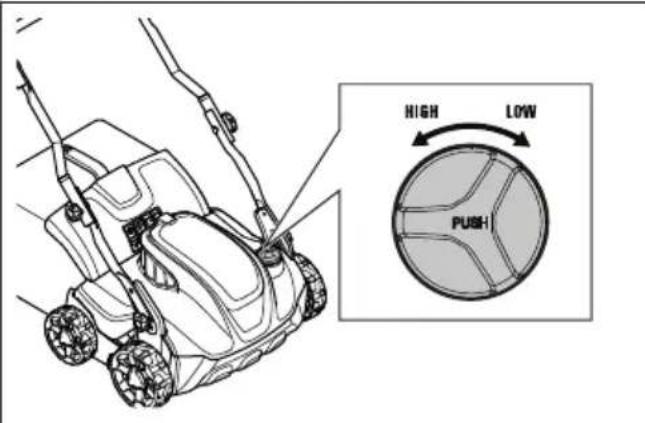 HUSQVARNA S138i - Töösugavuse seadistamine - 2