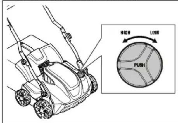 HUSQVARNA S138i - Setarea adancimii de lucru - 2