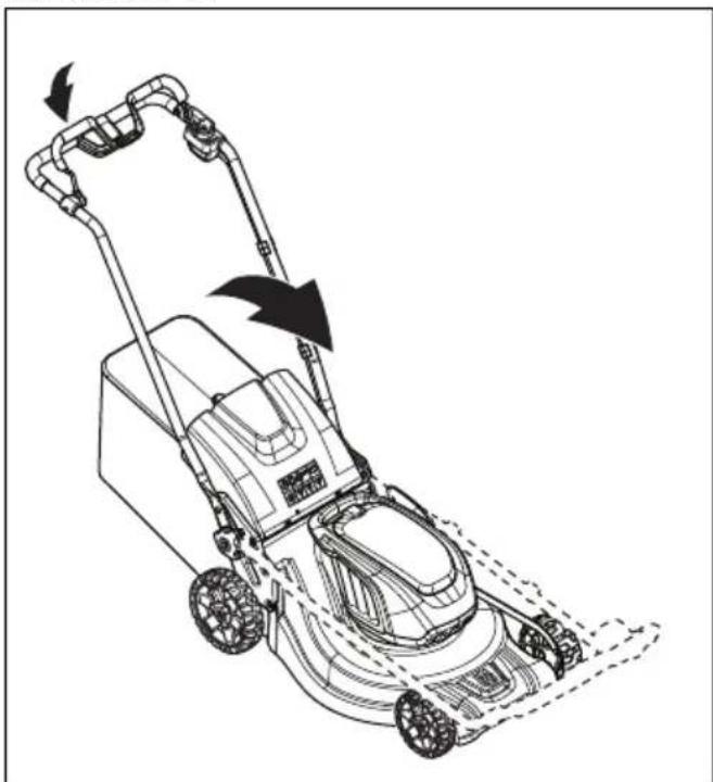 HUSQVARNA LC 247Xi - 将产品设置在工作位置 - 6