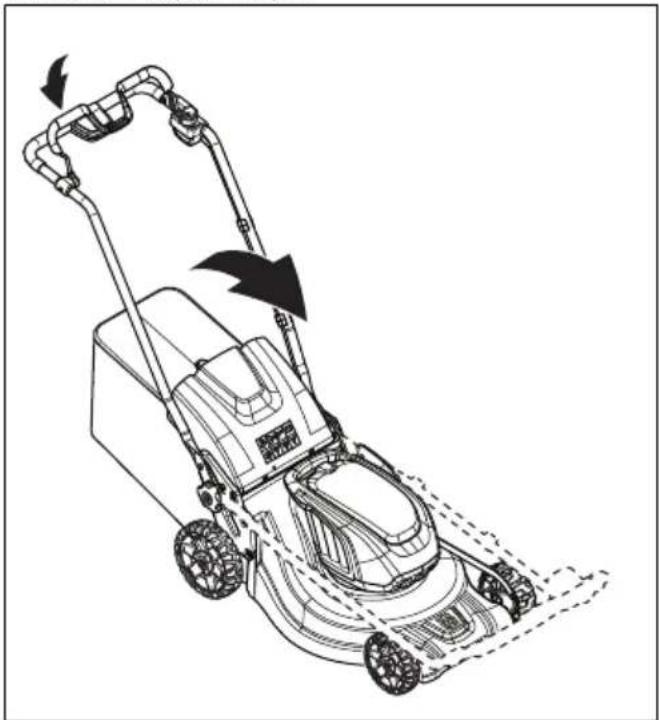 HUSQVARNA LC 247Xi - Ürünü nakliye konumuna getirme - 2