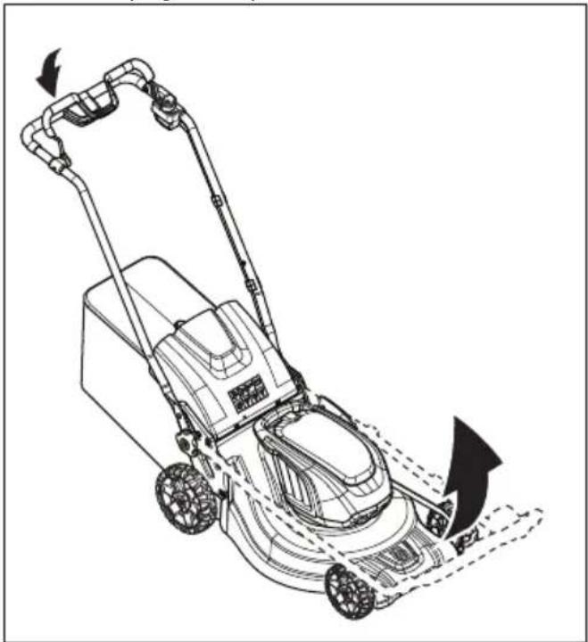 HUSQVARNA LC 247Xi - Pour régler le produit en position de fonctionnement - 1