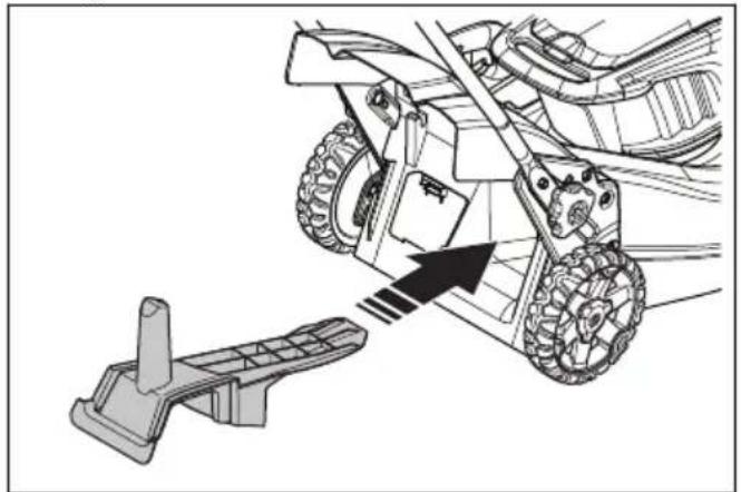 HUSQVARNA LC 247Xi - Pour assembler l'obturateur du broyeur (accessoire) - 1