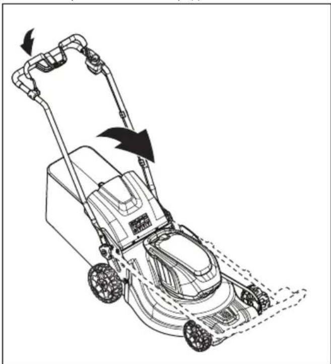 HUSQVARNA LC 247Xi - За да зададете продукта в положение при транспортиране - 2