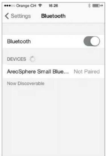 GENEVA Aerosphere S - Configuration initiale (« jumelage ») avec l'iPhone, l'iPad ou l'iPod touch - 1