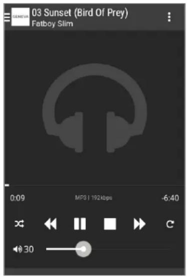 GENEVA Aerosphere S - Afspilning af musik med Android-appen "BubbleUPnP" - 1