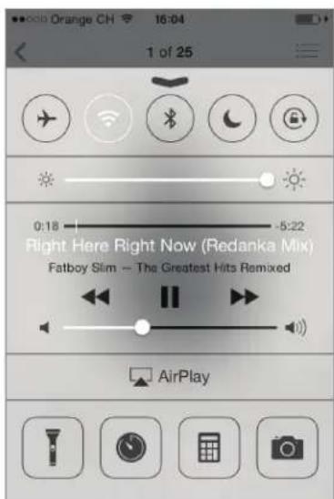 GENEVA AeroSphère Base - Playing music from an iPhone, iPad or iPod Touch - 2