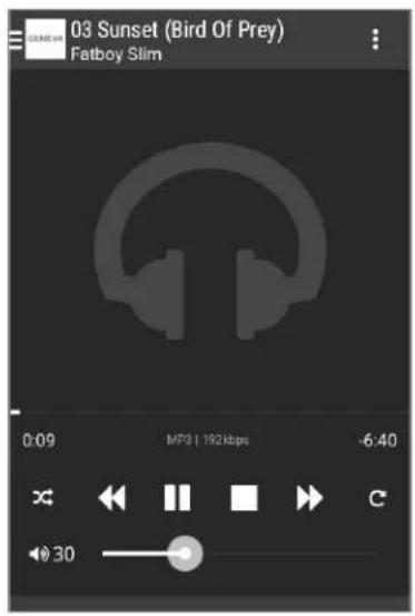 GENEVA AeroSphère Base - Abspielen von Musik aus der Android-App "BubbleUPnP" - 2