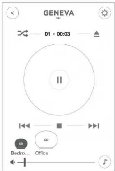 GENEVA AeroSphère Base - Hoe een cd uitwerpen - 1