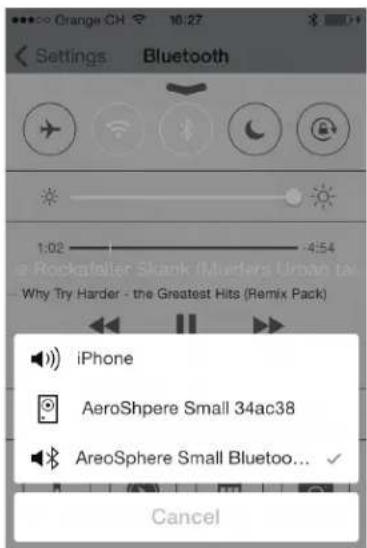 GENEVA AeroSphère Base - Guía de emparejimiento para otros dispositivos ytelefonos móvil - 1