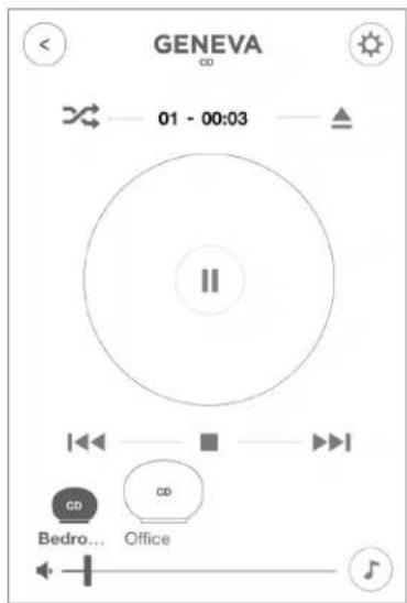 GENEVA AeroSphère Base - Att mata ut en CD - 1