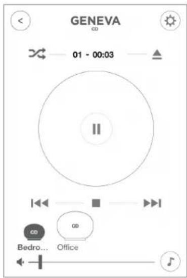 GENEVA AeroSphère Base - Miten poistaa CD-levy - 1